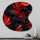 Noir Illusions Moody Patterns - Asymmetric Metal Wall Art