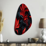 Noir Illusions Moody Patterns - Asymmetric Metal Wall Art