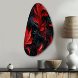 Noir Illusions Moody Patterns - Asymmetric Metal Wall Art