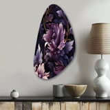 Shadowed Elegance Moody Patterns - Asymmetric Metal Wall Art