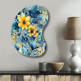 Watercolor Dreams Paisley Pattern - Asymmetric Metal Wall Art