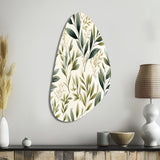 Tranquil Leaves - Asymmetric Metal Wall Art