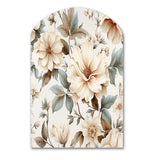 Vintage Florals - Asymmetric Metal Wall Art