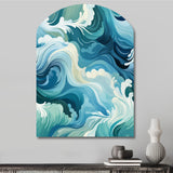 Ocean Spray - Asymmetric Metal Wall Art