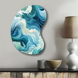 Ocean Spray - Asymmetric Metal Wall Art