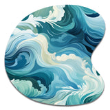 Ocean Spray - Asymmetric Metal Wall Art