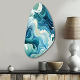 Ocean Spray - Asymmetric Metal Wall Art