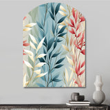 Natures Botanical Ferns Jungle Harmony - Asymmetric Metal Wall Art