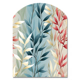 Natures Botanical Ferns Jungle Harmony - Asymmetric Metal Wall Art