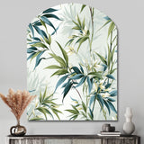 Tropical Zen Bamboo - Asymmetric Metal Wall Art