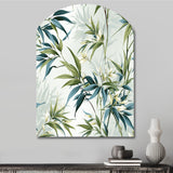 Tropical Zen Bamboo - Asymmetric Metal Wall Art