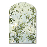 Tropical Zen Bamboo Pattern - Asymmetric Metal Wall Art