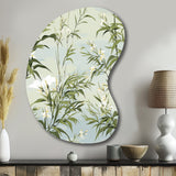 Tropical Zen Bamboo Pattern - Asymmetric Metal Wall Art