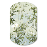 Tropical Zen Bamboo Pattern - Asymmetric Metal Wall Art