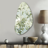 Tropical Zen Bamboo Pattern - Asymmetric Metal Wall Art