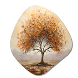 Wild Essence of Africa Tree - Asymmetric Metal Wall Art