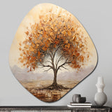 Wild Essence of Africa Tree - Asymmetric Metal Wall Art