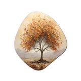 Wild Essence of Africa Tree - Asymmetric Metal Wall Art