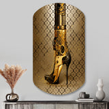 Luxury Brand Bionic Heel I - Asymmetric Metal Wall Art