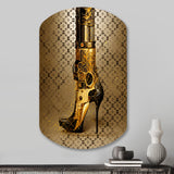 Luxury Brand Bionic Heel I - Asymmetric Metal Wall Art