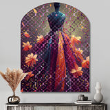 Luxurious Fantasy Dress I - Asymmetric Metal Wall Art