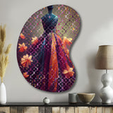 Luxurious Fantasy Dress I - Asymmetric Metal Wall Art