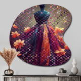 Luxurious Fantasy Dress I - Asymmetric Metal Wall Art