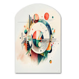 Multi-Color Geometric Art - Asymmetric Metal Wall Art