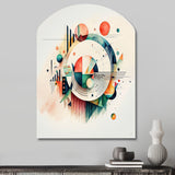 Multi-Color Geometric Art - Asymmetric Metal Wall Art