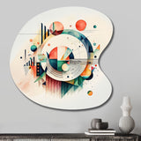 Multi-Color Geometric Art - Asymmetric Metal Wall Art