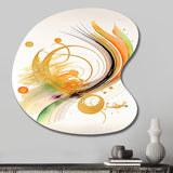 Golden Spiral Movement II - Asymmetric Metal Wall Art