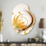 Golden Spiral Movement II - Asymmetric Metal Wall Art