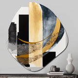 Glam Art Deco Abstract I - Asymmetric Metal Wall Art