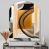 Glam Art Deco Abstract III - Asymmetric Metal Wall Art