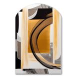 Glam Art Deco Abstract III - Asymmetric Metal Wall Art