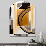 Glam Art Deco Abstract III - Asymmetric Metal Wall Art