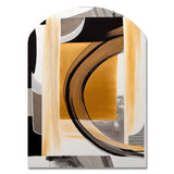 Glam Art Deco Abstract III - Asymmetric Metal Wall Art