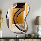 Glam Art Deco Abstract III - Asymmetric Metal Wall Art