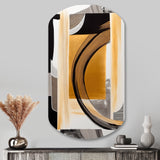 Glam Art Deco Abstract III - Asymmetric Metal Wall Art