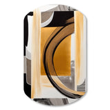 Glam Art Deco Abstract III - Asymmetric Metal Wall Art