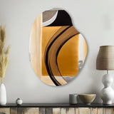 Glam Art Deco Abstract III - Asymmetric Metal Wall Art