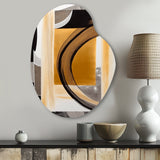 Glam Art Deco Abstract III - Asymmetric Metal Wall Art