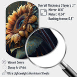 Realistic Sunflower - Asymmetric Metal Wall Art