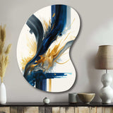 Stylish Spiral Abstract I - Asymmetric Metal Wall Art