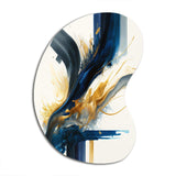 Stylish Spiral Abstract I - Asymmetric Metal Wall Art