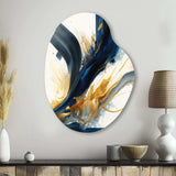 Stylish Spiral Abstract I - Asymmetric Metal Wall Art