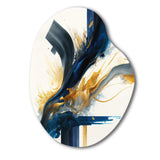 Stylish Spiral Abstract I - Asymmetric Metal Wall Art