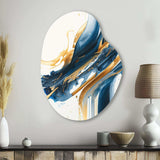 Stylish Spiral Abstract II - Asymmetric Metal Wall Art