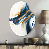 Stylish Spiral Abstract II - Asymmetric Metal Wall Art