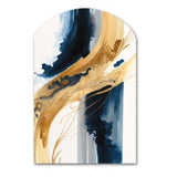 Stylish Spiral Abstract III - Asymmetric Metal Wall Art